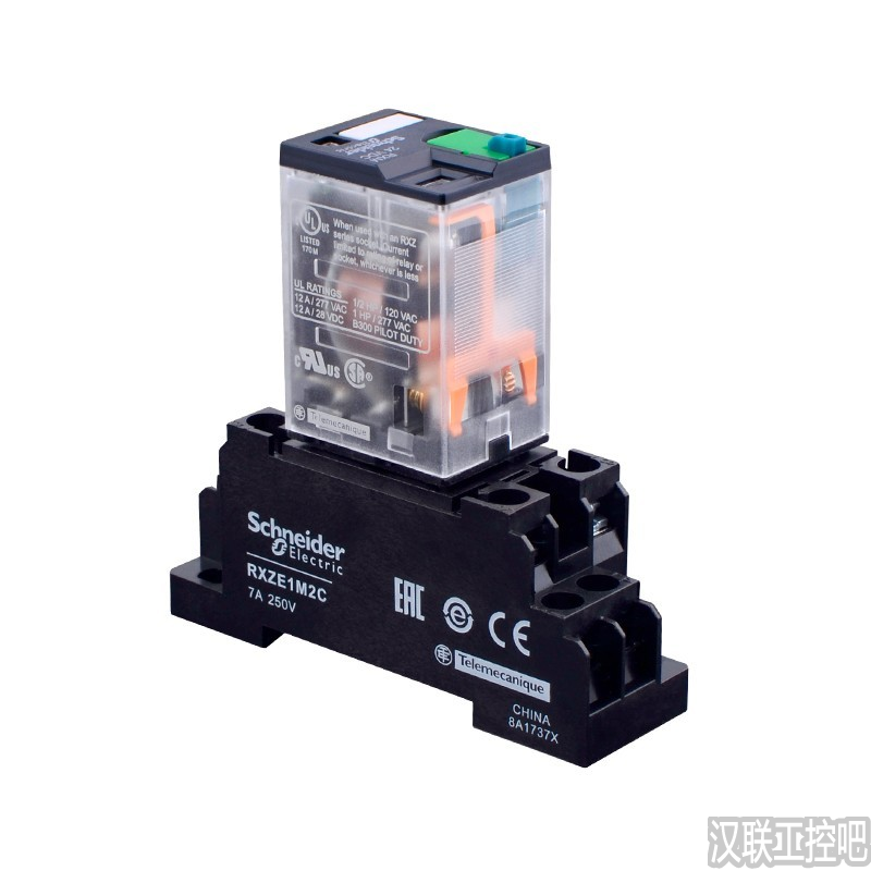 EPLAN部件库-施耐德RXM系列小型可插拔继电器-汉联工控吧