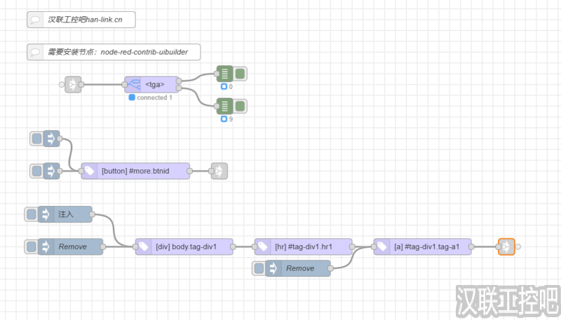 Node-RED教程 – 155 – uibuilder:uib-tag节点-汉联工控吧