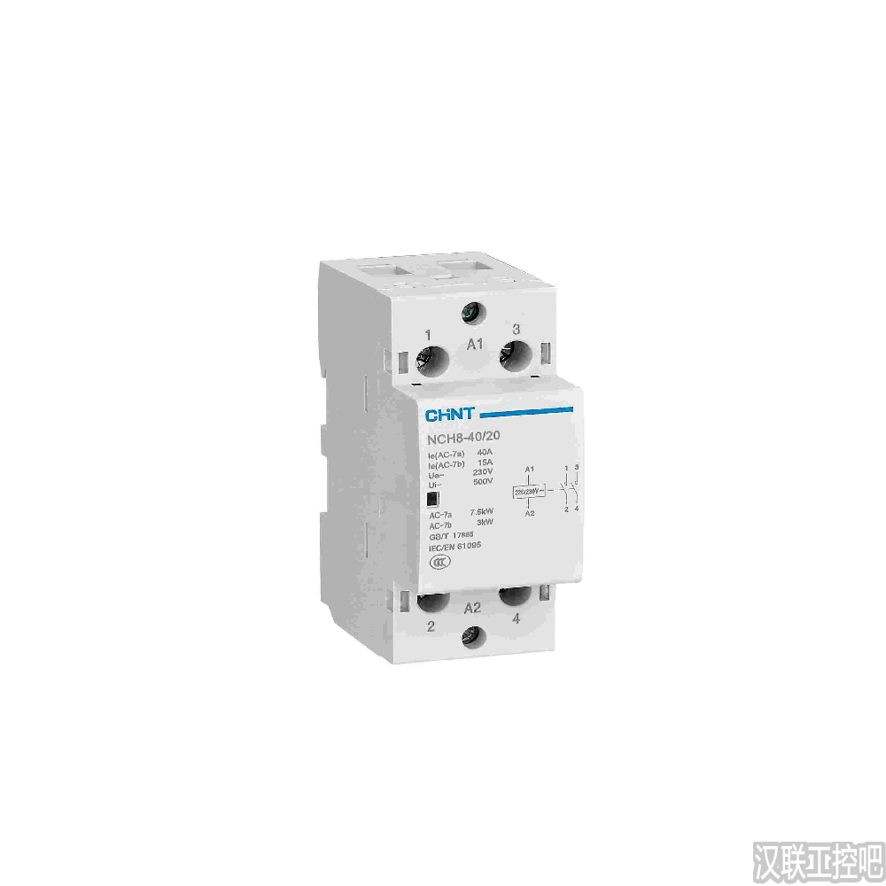 EPLAN部件库-正泰NCH8系列家用交流接触器-汉联工控吧